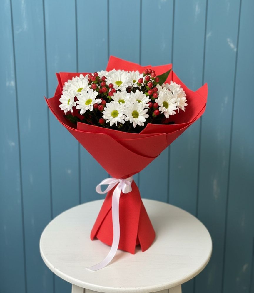 Букет цветов из: Хризантемы в Каново