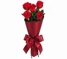 Букет 5 Красных роз Эдлесс Лав в Каново