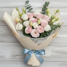 Букет цветов из:  Лизиантусы в Каново