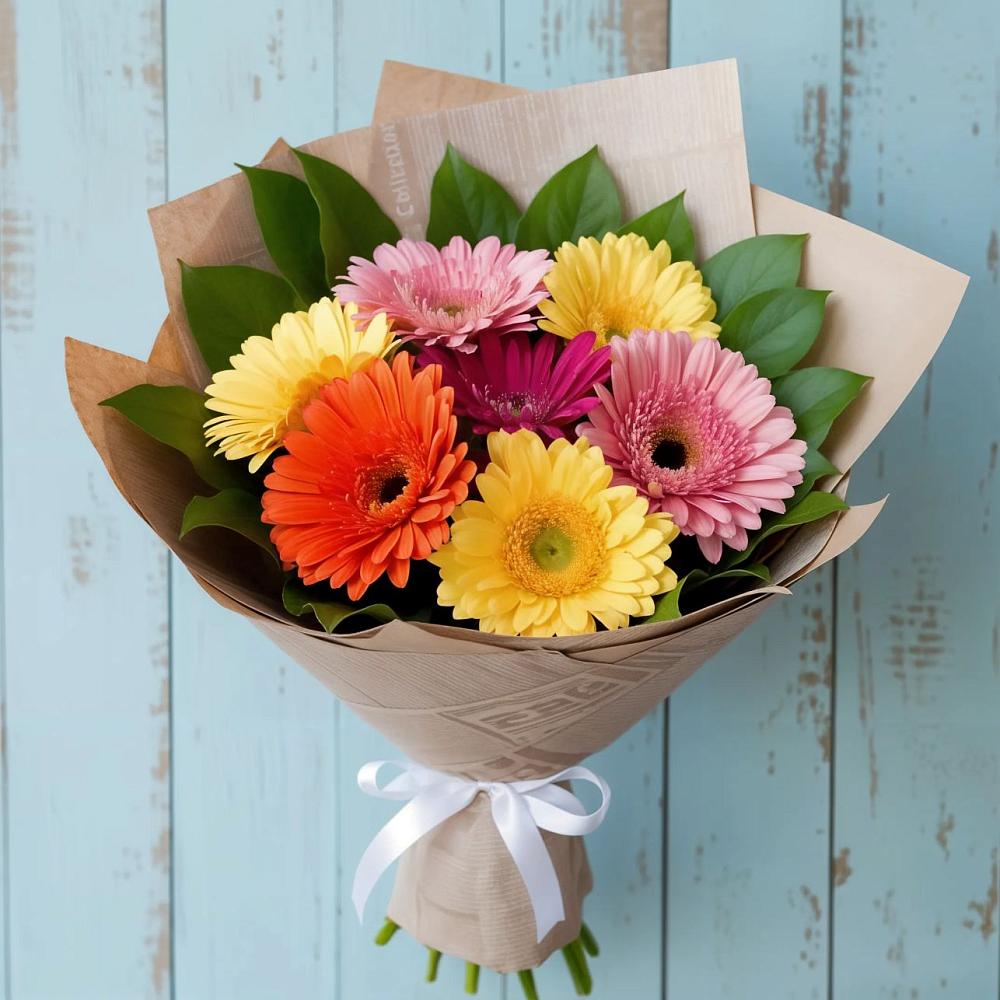 Букет цветов из: Герберы в Каново