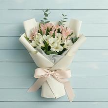 Букет цветов из:  Альстромерии #REPLACE_PRED# Каново