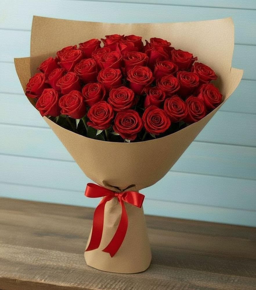 Букет Красные розы Милано в Каново
