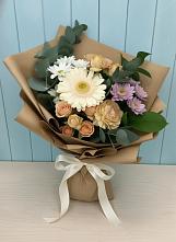 Букет цветов из:  Герберы и Хризантемы в Каново