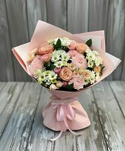 Букет цветов из:  Гвоздики, Розы и Хризантемы в Каново