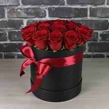 Цветочная композиция из Розы в шляпной коробке в Каново