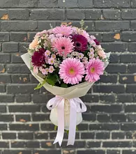 Букет цветов из:  Герберы и Хризантемы #REPLACE_PRED# Каново