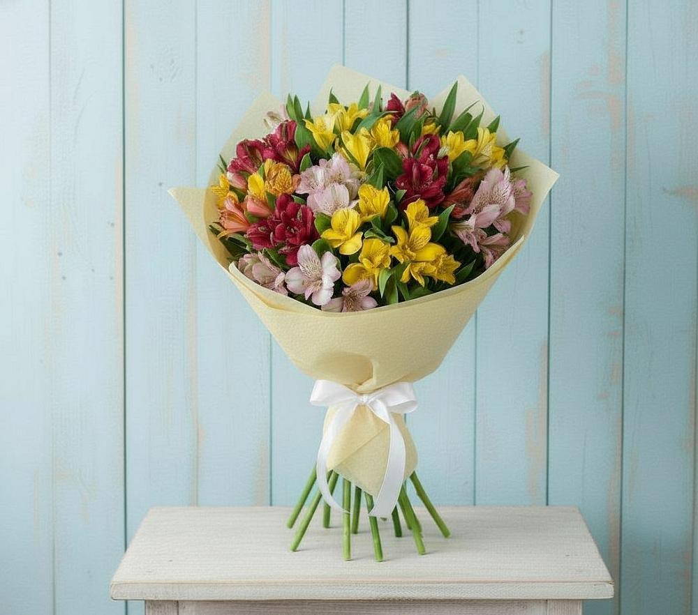 Букет цветов из: Альстромерии в Каново