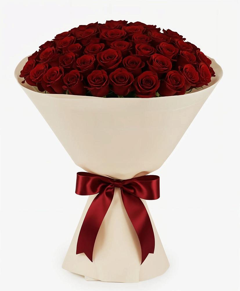 Букет 101 Бордовая роза Блэк Бакарра в Каново